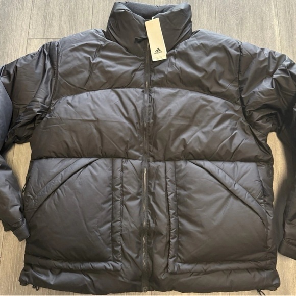 adidas Other - NEW $250 ADIDAS MENS BIG BAFFLE DOWN JACKET PUFFER WARM COAT BLACK IV9776 SZ L